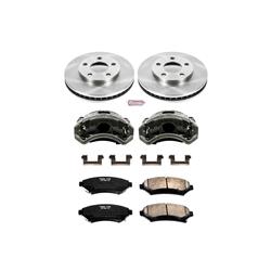 PowerStop Z17 Evolution Plus Stock Replacement Brake Kits with Calipers KCOE2553