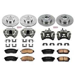 PowerStop Z17 Evolution Plus Stock Replacement Brake Kits with Calipers for 2002-2004 I35, 2002-2003 MAXIMA - KCOE2706