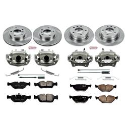 PowerStop Z17 Evolution Plus Stock Replacement Brake Kits with Calipers KCOE2724