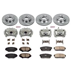 PowerStop Z17 Evolution Plus Stock Replacement Brake Kits with Calipers for 2004-2011 RX-8 - KCOE2727