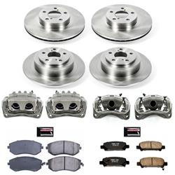 PowerStop Z17 Evolution Plus Stock Replacement Brake Kits with Calipers for 2002-2004 LEGACY - KCOE2750