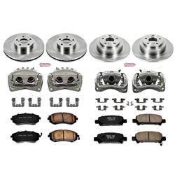 PowerStop Z17 Evolution Plus Stock Replacement Brake Kits with Calipers for 2002-2004 OUTBACK, LEGACY, 2003-2006 BAJA - KCOE2751
