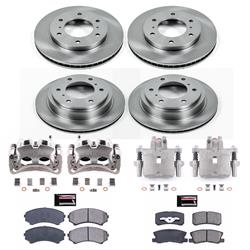PowerStop Z17 Evolution Plus Stock Replacement Brake Kits with Calipers for 2001-2006 MONTERO - KCOE2755