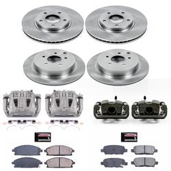 PowerStop Z17 Evolution Plus Stock Replacement Brake Kits with Calipers for 2004-2009 QUEST - KCOE2766