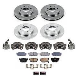 PowerStop Z17 Evolution Plus Stock Replacement Brake Kits with Calipers for 2005-2006 ELANTRA - KCOE2778A