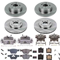 PowerStop Z17 Evolution Plus Stock Replacement Brake Kits with Calipers for 2001-2002 E430 - KCOE2790