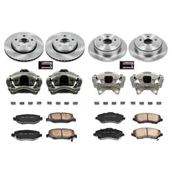 PowerStop Z17 Evolution Plus Stock Replacement Brake Kits with Calipers for 2007-2017 WRANGLER, 2018 WRANGLER JK - KCOE2798