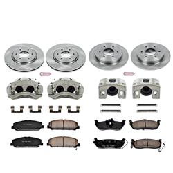 PowerStop Z17 Evolution Plus Stock Replacement Brake Kits with Calipers for 2006-2007 ARMADA, QX56 - KCOE2804