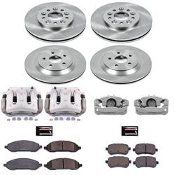 PowerStop Z17 Evolution Plus Stock Replacement Brake Kits with Calipers for 2004-2007 FREESTAR, MONTEREY - KCOE2828