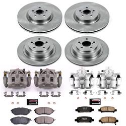 PowerStop Z17 Evolution Plus Stock Replacement Brake Kits with Calipers for 2005-2009 LEGACY - KCOE286
