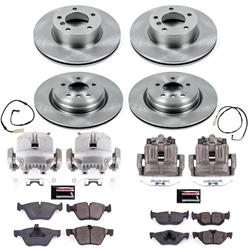 PowerStop Z17 Evolution Plus Stock Replacement Brake Kits with Calipers for 2006 325I - KCOE2890