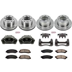 PowerStop Z17 Evolution Plus Stock Replacement Brake Kits with Calipers for 2007-2008 F-250 SUPER DUTY, 2007-2010 F-350 SUPER DUTY - KCOE2895