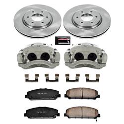 PowerStop Z17 Evolution Plus Stock Replacement Brake Kits with Calipers for 2008-2010 TITAN, QX56, 2007-2011 ARMADA - KCOE2961