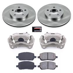 PowerStop Z17 Evolution Plus Stock Replacement Brake Kits with Calipers for 2007-2010 COBALT, 2007-2009 G5 - KCOE2983A