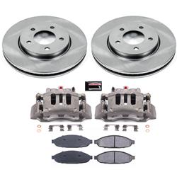 PowerStop Z17 Evolution Plus Stock Replacement Brake Kits with Calipers for 2004-2008 PACIFICA - KCOE3009