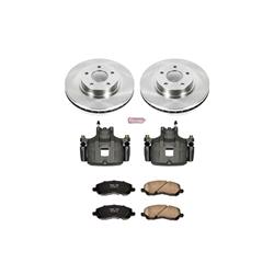 PowerStop Z17 Evolution Plus Stock Replacement Brake Kits with Calipers for 2008-2016 LANCER, 2007-2020 OUTLANDER, 2011-2021 OUTLANDER SPORT - KCOE3032A