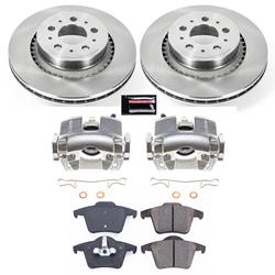 PowerStop Z17 Evolution Plus Stock Replacement Brake Kits with Calipers for 2003-2014 XC90 - KCOE3039