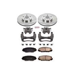PowerStop Z17 Evolution Plus Stock Replacement Brake Kits with Calipers KCOE3054