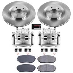 PowerStop Z17 Evolution Plus Stock Replacement Brake Kits with Calipers for 2007-2014 EDGE, 2007-2015 MKX - KCOE3057