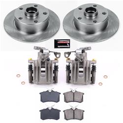 PowerStop Z17 Evolution Plus Stock Replacement Brake Kits with Calipers for 1998-2001 A4 - KCOE3064