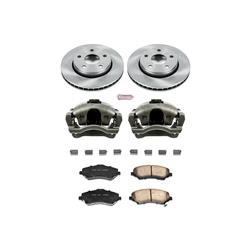 PowerStop Z17 Evolution Plus Stock Replacement Brake Kits with Calipers for 2007-2017 WRANGLER, 2018 WRANGLER JK - KCOE3097