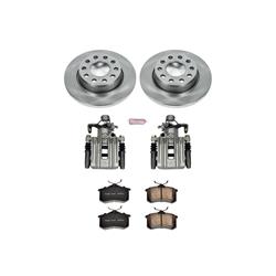 PowerStop Z17 Evolution Plus Stock Replacement Brake Kits with Calipers for 2002-2006 A4, A4 QUATTRO - KCOE3109