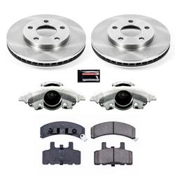 PowerStop Z17 Evolution Plus Stock Replacement Brake Kits with Calipers for 1990-1993 COMMERCIAL CHASSIS, DEVILLE, 1990-1992 FLEETWOOD - KCOE3132