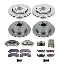PowerStop Z17 Evolution Plus Stock Replacement Brake Kits with Calipers for 2010-2011 F-150 - KCOE3166