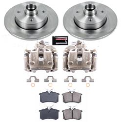 PowerStop Z17 Evolution Plus Stock Replacement Brake Kits with Calipers for 1993-1999 GOLF, JETTA, 1992-1993 PASSAT - KCOE369A