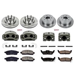 PowerStop Z17 Evolution Plus Stock Replacement Brake Kits with Calipers for 2005-2008 F-150, 2006-2008 MARK LT - KCOE4005A