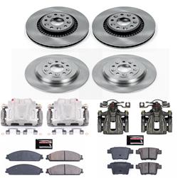 PowerStop Z17 Evolution Plus Stock Replacement Brake Kits with Calipers KCOE4039