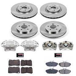 PowerStop Z17 Evolution Plus Stock Replacement Brake Kits with Calipers for 2007-2011 MUSTANG - KCOE4042