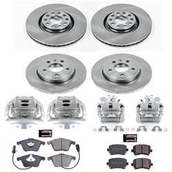 PowerStop Z17 Evolution Plus Stock Replacement Brake Kits with Calipers for 2005-2009 A4, A4 QUATTRO - KCOE4065