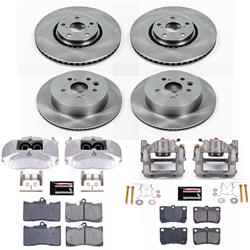 PowerStop Z17 Evolution Plus Stock Replacement Brake Kits with Calipers for 2007-2011 GS350 - KCOE4071