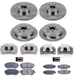 PowerStop Z17 Evolution Plus Stock Replacement Brake Kits with Calipers for 2006-2009 LEGACY, OUTBACK - KCOE4079