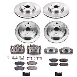 PowerStop Z17 Evolution Plus Stock Replacement Brake Kits with Calipers for 2006-2007 B9 TRIBECA, 2008-2014 TRIBECA - KCOE4088