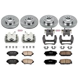 PowerStop Z17 Evolution Plus Stock Replacement Brake Kits with Calipers for 2006-2015 MX-5 MIATA - KCOE4098