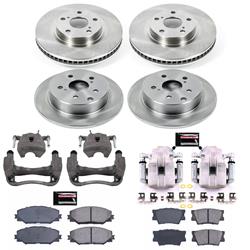 PowerStop Z17 Evolution Plus Stock Replacement Brake Kits with Calipers for 2011-2018 RAV4 - KCOE4101A