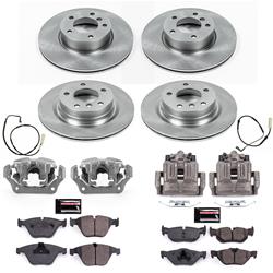 PowerStop Z17 Evolution Plus Stock Replacement Brake Kits with Calipers for 2008-2010 328I - KCOE4107