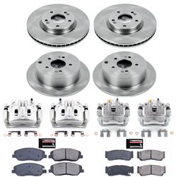 PowerStop Z17 Evolution Plus Stock Replacement Brake Kits with Calipers for 2007-2009 SANTA FE - KCOE4116