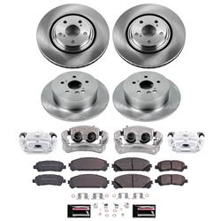 PowerStop Z17 Evolution Plus Stock Replacement Brake Kits with Calipers for 2010-2013 HIGHLANDER - KCOE4129A