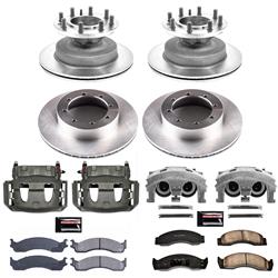 PowerStop Z17 Evolution Plus Stock Replacement Brake Kits with Calipers for 2001-2002 E-450 ECONOLINE SUPER DUTY, 2003-2004 E-450 SUPER DUTY - KCOE4233