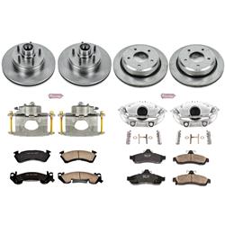 PowerStop Z17 Evolution Plus Stock Replacement Brake Kits with Calipers for 1994-1996 IMPALA - KCOE4338