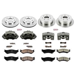 PowerStop Z17 Evolution Plus Stock Replacement Brake Kits with Calipers for 2000-2003 F-150, 2004 F-150 HERITAGE, 1998-1999 F-250 - KCOE4391