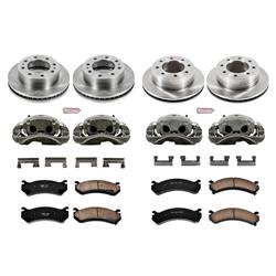 PowerStop Z17 Evolution Plus Stock Replacement Brake Kits with Calipers for 2004 SIERRA 2500 HD, SILVERADO 2500 HD - KCOE4423