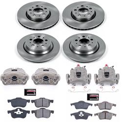 PowerStop Z17 Evolution Plus Stock Replacement Brake Kits with Calipers KCOE4430A