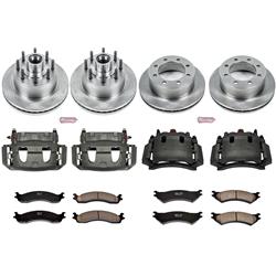 PowerStop Z17 Evolution Plus Stock Replacement Brake Kits with Calipers KCOE4434