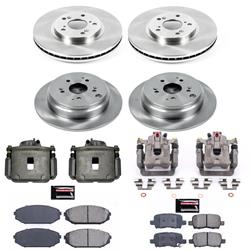 PowerStop Z17 Evolution Plus Stock Replacement Brake Kits with Calipers for 2002-2004 ODYSSEY - KCOE4459