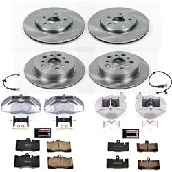 PowerStop Z17 Evolution Plus Stock Replacement Brake Kits with Calipers for 2001-2006 LS430 - KCOE4462