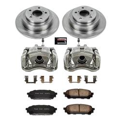 PowerStop Z17 Evolution Plus Stock Replacement Brake Kits with Calipers for 2005-2006 9-2X, 2004-2008 FORESTER, 2003-2007 IMPREZA - KCOE447
